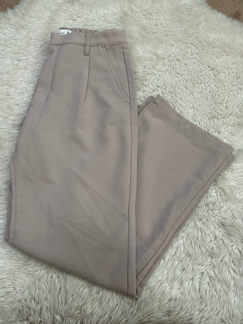 Abercrombie & Fitch Dress Pants in Light Taupe